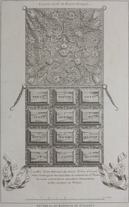 Augustin Calmet. La partie double du Pectoral developee. Two Engravings. 1722.