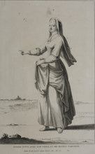 Load image into Gallery viewer, Augustin Calmet. Femme Juive avec son voile, et ses riches parures. Engraving. 1722.
