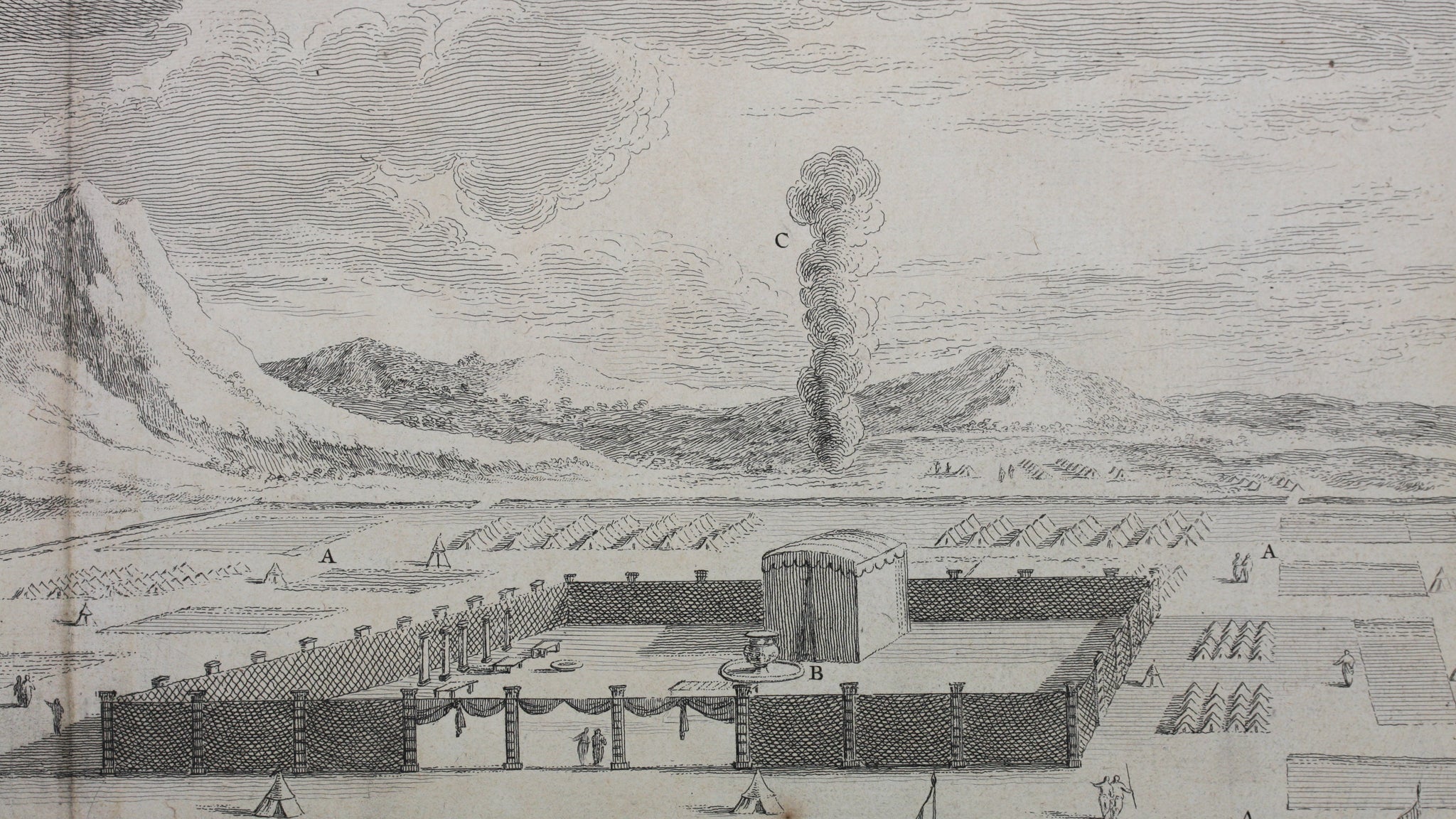 Augustin Calmet. Cérémonies du sacrifice de la vache rousse bruslée ho ...