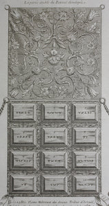 Augustin Calmet. La partie double du Pectoral developee. Two Engravings. 1722.