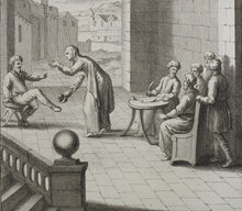 Load image into Gallery viewer, Augustin Calmet. Ceremonie du Levirat, ou du Deshausse. Engraving. 1728.
