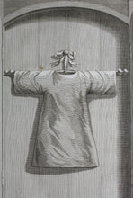 Load image into Gallery viewer, Augustin Calmet. Representation exact de la robbe de N.S. garde précieusement dans l&#39;Église de Trèves. Engraving. 1728.
