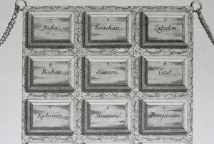 Augustin Calmet. La partie double du Pectoral developee. Two Engravings. 1722.