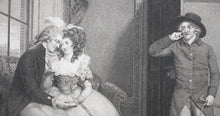 Load image into Gallery viewer, John Downman, after. Illustrations to Henry Fielding&#39;s &#39;Tom Jones&#39;. A set of two engravings by Peter Simon. 1789.
