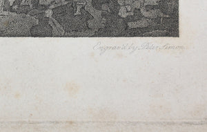 John Downman, after. Illustrations to Henry Fielding's 'Tom Jones'. A set of two engravings by Peter Simon. 1789.