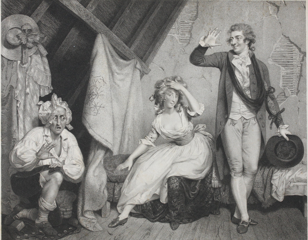 John Downman, after. Illustrations to Henry Fielding's 'Tom Jones'. A set of two engravings by Peter Simon. 1789.