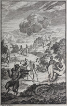 Load image into Gallery viewer, Hendrick Eland. Two engravings from &quot;Paradise lost&quot; by John Milton. 1705.
