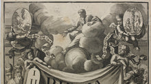 Load image into Gallery viewer, Joseph von Montalegre. Engraved frontispiece from Dietenberger&#39;s Sacra Biblia. Circa 1705.
