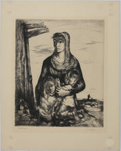 Load image into Gallery viewer, Stephen Csoka. Fatherless. Etching. 1946.
