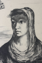 Load image into Gallery viewer, Stephen Csoka. Fatherless. Etching. 1946.
