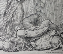 Load image into Gallery viewer, Antonio Domenico Gabbiani after. Jael and Sisera. Etching by Giovanni Battista Cipriani. 1762.
