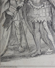 Load image into Gallery viewer, Antonio Domenico Gabbiani after. Jael and Sisera. Etching by Giovanni Battista Cipriani. 1762.
