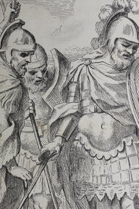 Antonio Domenico Gabbiani after. Jael and Sisera. Etching by Giovanni Battista Cipriani. 1762.