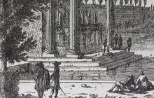 Load image into Gallery viewer, Gabriel Perelle. Garden Landscape with Fountains, Pond, and Boats. Etching. 1620-1695.
