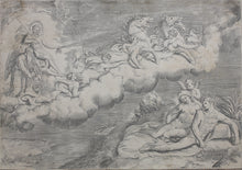 Load image into Gallery viewer, Giulio Bonasone. Allegory of the rising sun. Engraving. XVI C.
