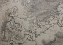 Load image into Gallery viewer, Giulio Bonasone. Allegory of the rising sun. Engraving. XVI C.
