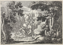 Load image into Gallery viewer, Jean Le Pautre. Venus mourning the death of Adonis. Etching. 1633-1682.
