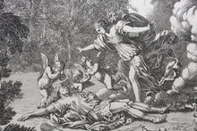 Load image into Gallery viewer, Jean Le Pautre. Venus mourning the death of Adonis. Etching. 1633-1682.
