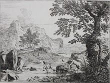 Load image into Gallery viewer, Felix Meyer. Apollo and Daphne. Etching. XVII-early XVIII century.
