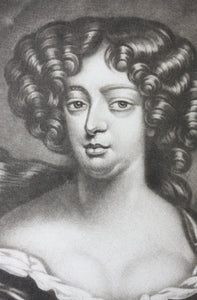 Henri Gascar, after. Portrait of Madam Sophia Bulkely. Mezzotint by Robert Dunkarton. 1814.