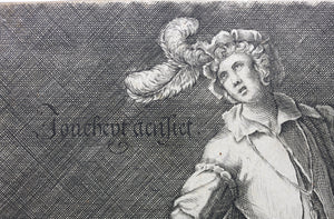 Anonymous artist. Young and old. Engraving published by Isack Houwens. 1650 - 1700.