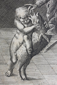 Anonymous artist. Young and old. Engraving published by Isack Houwens. 1650 - 1700.