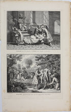 Load image into Gallery viewer, Bernard Picart. Sick who is presented to Ixora (Ishvara) to obtain his cure. Engraving. 1728.
