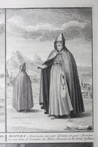 Bernard Picart. Armenian Religious Practices.  Engraving. 1732.