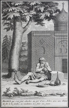 Load image into Gallery viewer, Bernard Picart. Four scenes depicting Brahmins practicing Hinduism. Engraving. 1721.
