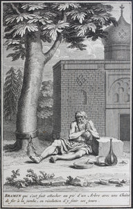 Bernard Picart. Four scenes depicting Brahmins practicing Hinduism. Engraving. 1721.