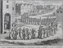 Load image into Gallery viewer, Bernard Picart. Wedding Ceremonies of the Peoples of Java. Engraving. 1726.
