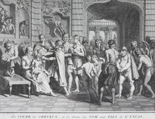 Load image into Gallery viewer, Bernard Picart. The Incas wedding traditions. Engraving. 1723.
