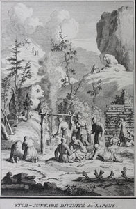 Bernard Picart. Deities of the Lapons. Engraving. 1726