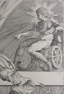 Monogrammist ZBM. Pandora's box. Engraving. 1557.