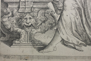 Monogrammist ZBM. Pandora's box. Engraving. 1557.