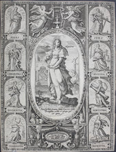Load image into Gallery viewer, Peter Overadt (publisher). Sancta Maria Magdalena. Engraving. 1594.
