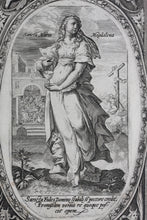 Load image into Gallery viewer, Peter Overadt (publisher). Sancta Maria Magdalena. Engraving. 1594.
