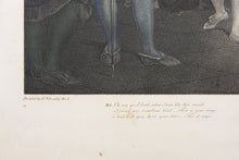 Load image into Gallery viewer, Francis Wheatley, after. Shakespeare. All&#39;s well that ends well. Act V. Sc. III. Engraved by G.S. Facius &amp; J.G. Facius. Hand-colored. 1792.
