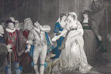 Load image into Gallery viewer, Francis Wheatley, after. Shakespeare. All&#39;s well that ends well. Act V. Sc. III. Engraved by G.S. Facius &amp; J.G. Facius. Hand-colored. 1792.
