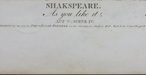 William Hamilton. Shakespeare. As you like it. Act V. Sc. IV. Engraved by Peter Simon. 1792.