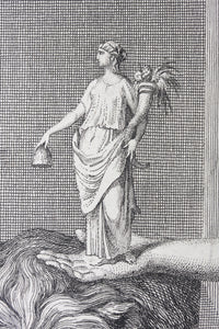 Giovanni Battista Cipriani. O, Fair Britannia, Hail. Engraving. 1760.