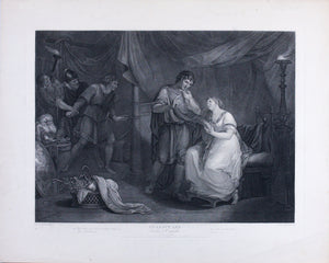 Angelica Kauffman, after. Shakespeare. Troilus and Cressida. Act V. Sc. II. Engraved by Luigi Schiavonetti. 1792.