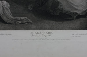 Angelica Kauffman, after. Shakespeare. Troilus and Cressida. Act V. Sc. II. Engraved by Luigi Schiavonetti. 1792.