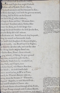 Francis Cleyn, after. Camilla slaying Aunus. Etching by Wenceslaus Hollar. 1653- 1698.
