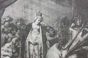 Nicolaes Moyaert, after. Allegory on the Discord in France. Etching by Pieter Nolpe. 1638.