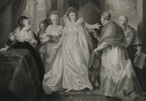 Matthew William Peters, after. Shakespeare. King Henry Eight. Act III. Sc. I. Engraved by Robert Thew. 1796.