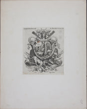 Load image into Gallery viewer, Johann Ulrich Kraus. A chasing horn. Engraving. C. 1690.
