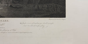 Francis Wheatley, after. Shakespeare. Tempest. Act V. Scene I. Engraved by Caroline Watson. 1795.