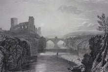 Load image into Gallery viewer, Joseph Mallord William Turner, after. Barnard Castle. Engraved by James Tibbits Willmore. 1831.

