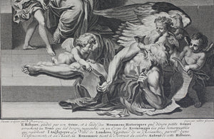 Bernard Picart, after. Allegory of the History of Britain. Engraving by Willem van der Gouwen. 1713.